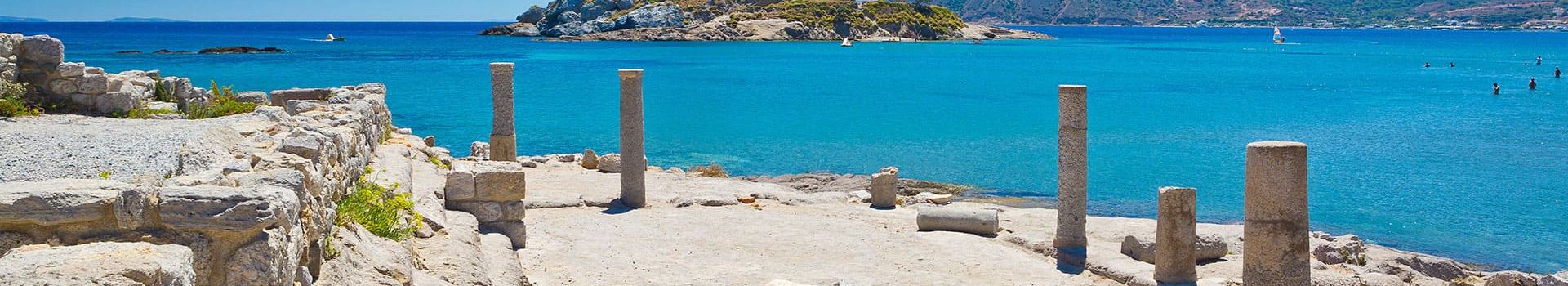 Agios Stefanos Beach & Basilica