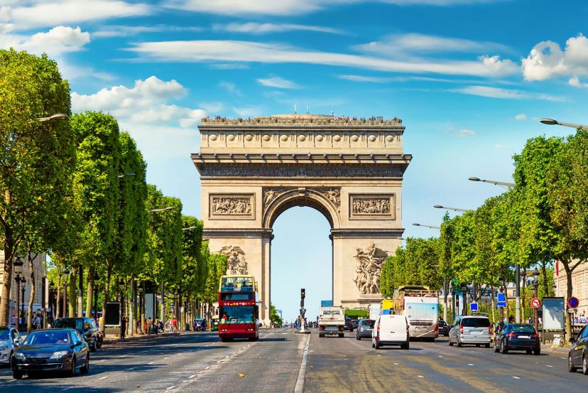 Arc de Triomphe with Cassidy Travel