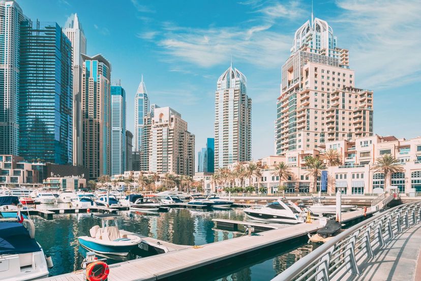 Dubai Marina with Cassidy Travel