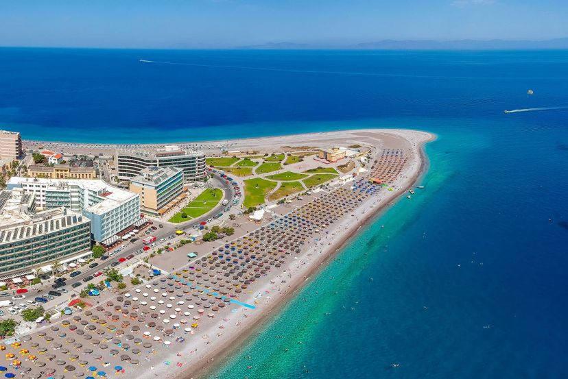 Elli Beach, Rhodes Town with Cassidy Travel