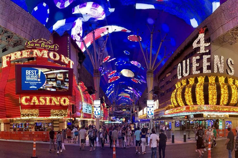 Fremont Street Experience with Cassidy Travel