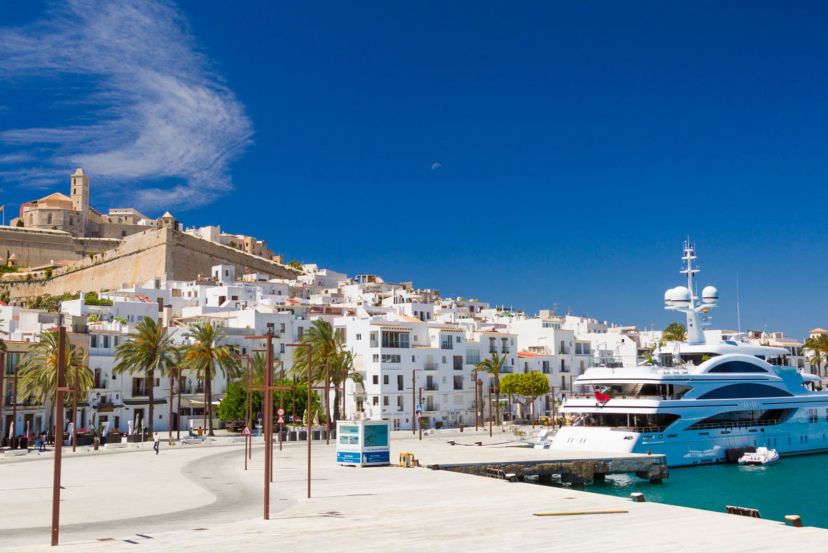 Ibiza Town Marina with Cassidy Travel