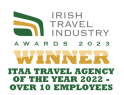 Irish Travel Industry Awards Winner Agency of the Year