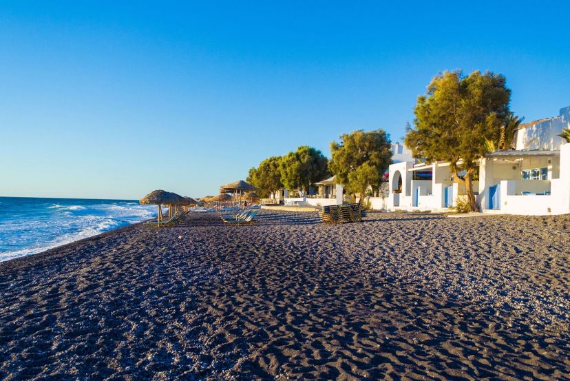 Kamari Beach with Cassidy Travel