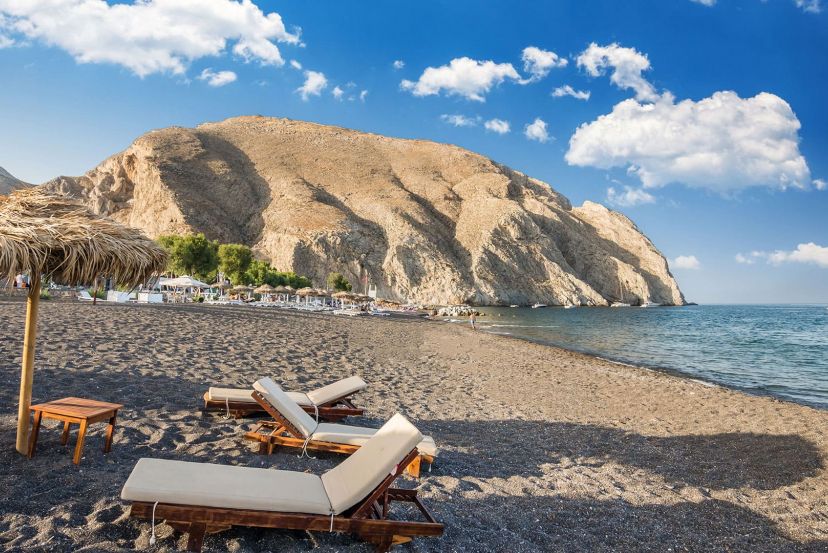 Perissa Beach with Cassidy Travel