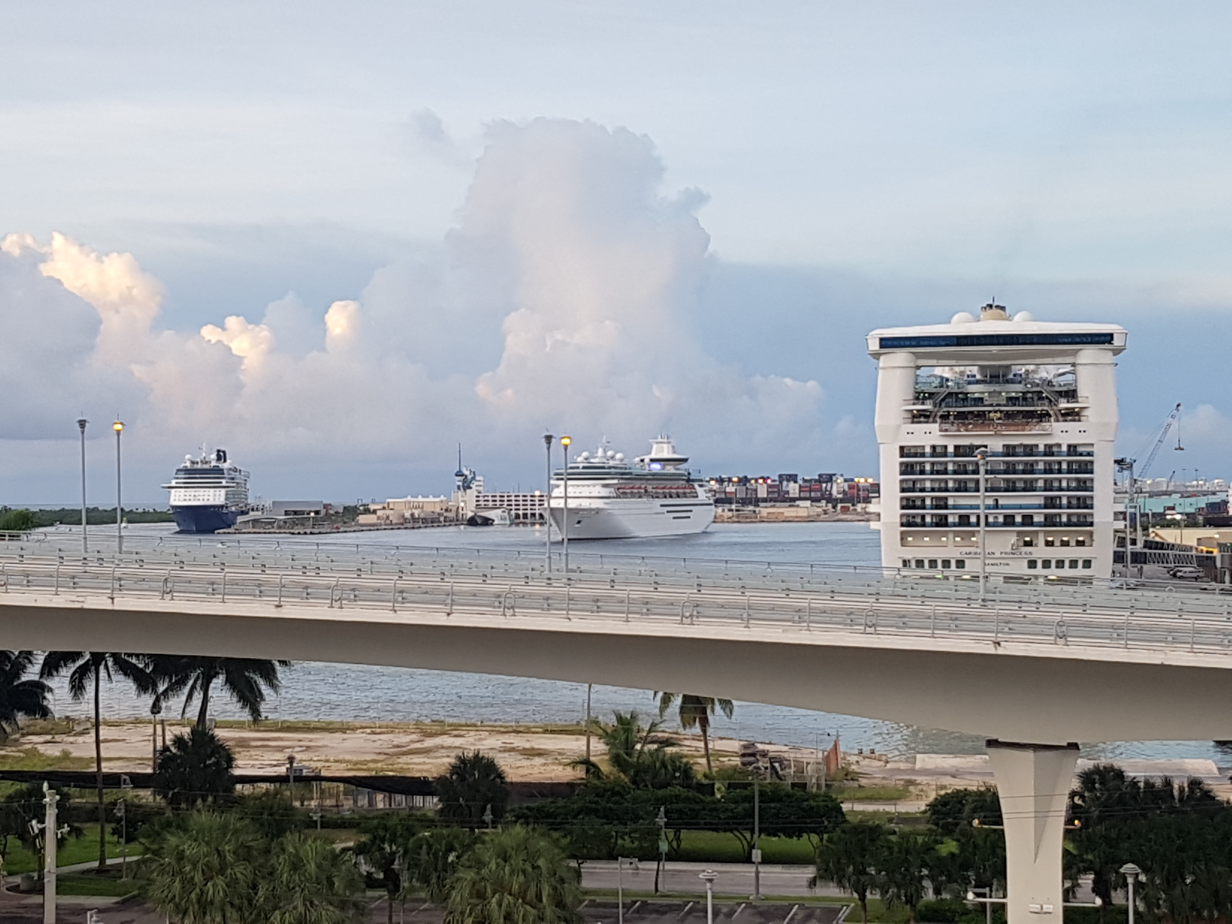 The View of the Princess Carribean