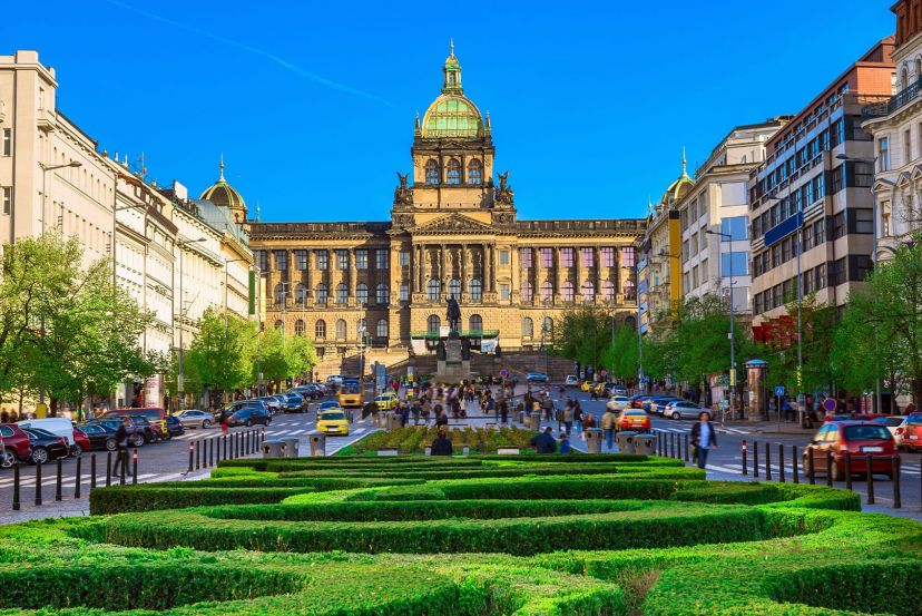Wenceslas Square with Cassidy Travel